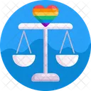 Beam Balance Gay Homosexual Icon
