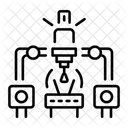 Beam Machine Laser Cutting Icon