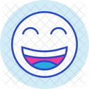 Beaming Face With Smiling Eyes Emoji  Icon
