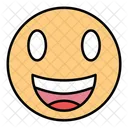 Beaming Face With Smiling Eyes  Icon