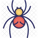 Erschreckend Halloween Spinne Unheimlich Symbol