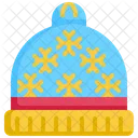 Beanie Winter Hat Knit Cap Icon