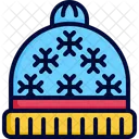 Beanie Winter Hat Knit Cap Icon