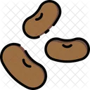 Beans Seeds Food Icon
