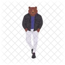Bear Puffer Jacket Icon