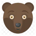 Brown Bear Animal Icon