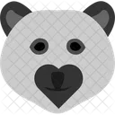 Bear Teddy Face Icon