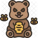 Bear Grizzly Honey Icon