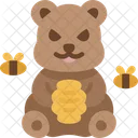 Bear Grizzly Honey Icon