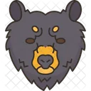 Bear Grizzly Head Icon