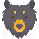 Bear Grizzly Head Icon
