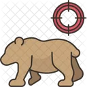 Bear Hunting Animal Icon