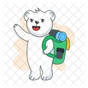 Bear Backpack  Icon