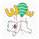 Bear Balloon  Icon