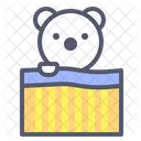 Bear Bed Bear Bed Icon