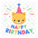 Bear Birthday  Icon