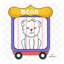 Bear Cage Circus Bear Circus Cage 아이콘
