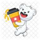 Bear Coffee Coffee Cup Morning Coffee Icon