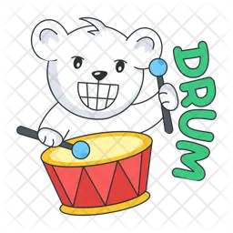 Bear Drum  Icon