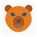 Bear Face  Icon