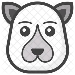 Bear Face Emoji Icon
