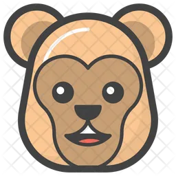 Bear Face Emoji Icon