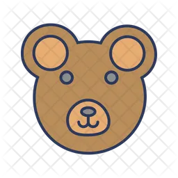 Bear Face  Icon