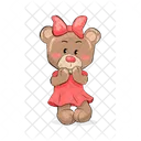 Bear Female Teddy 아이콘
