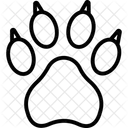 Bear ffotprint  Icon