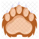 Footprint Bear Footprint Animal Footprint Icon