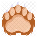 Bear Footprint  Icon