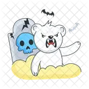 Bear Grave Dead Teddy Evil Bear Icône