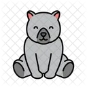 Bear Gray  Icon