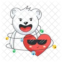 Bear Heart  Icon