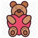 Bear Hug Heart  Icon