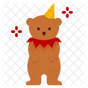 Bear Animal Show Circus Carnival Icon