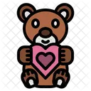 Bear Teddy Heart Icône