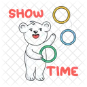 Bear Juggling  Icon