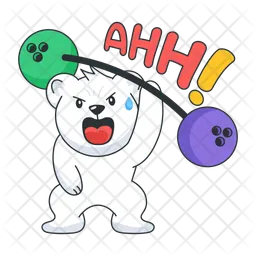 Bear Lifting  Icon