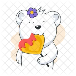 Bear Lollipop  Icon