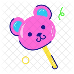 Bear Lollipop  Icon