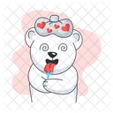 Bear Love In Love Teddy Love Icon