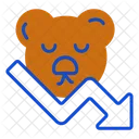 Bear Market Bears Down Icon