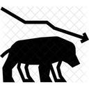 Bear Market Stock Exchange Crash Icon