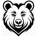 Bear Mascot Grizzly Animal Icon