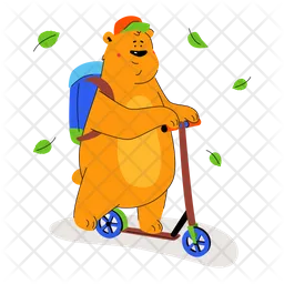 Bear Skating  Icon