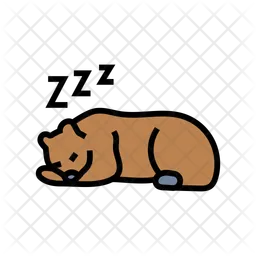 Bear Sleep  Icon