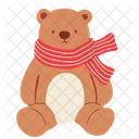 Bear wear scarf  Icon