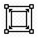 Bearbeiten Begrenzung Box Symbol