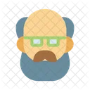 Beard Old Person Icon